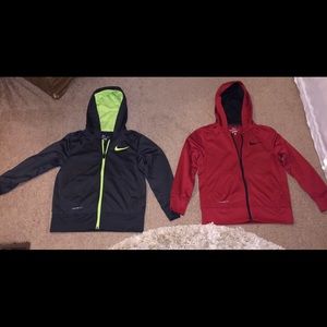 Boys size small Nike jackets